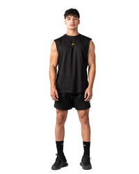 UNFINISHED CUT TEE - Black