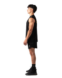 UNFINISHED CUT TEE - Black