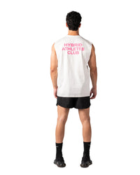UNFINISHED CUT TEE. - White