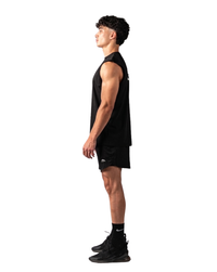 UNFINISHED CUT TEE - Black