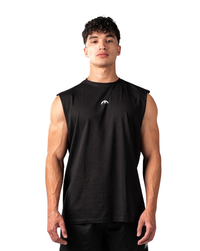 UNFINISHED CUT TEE - Black