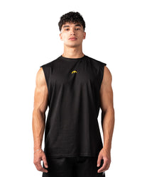 UNFINISHED CUT TEE - Black
