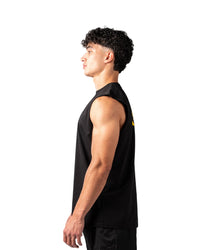 UNFINISHED CUT TEE - Black