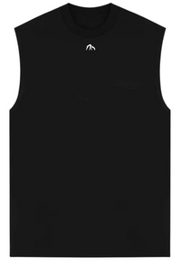 UNFINISHED CUT TEE - Black