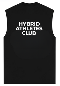 UNFINISHED CUT TEE - Black