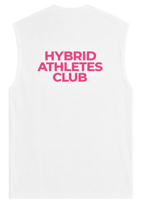 UNFINISHED CUT TEE. - White