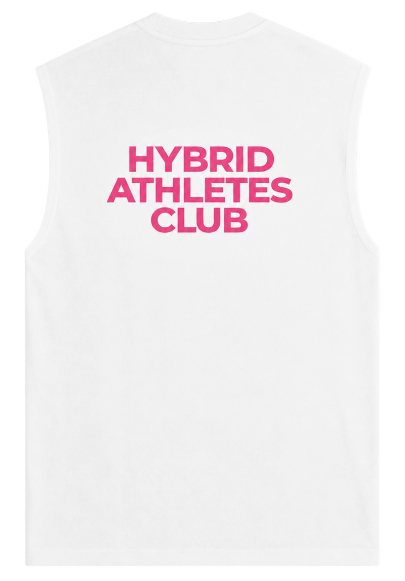 UNFINISHED CUT TEE. - White