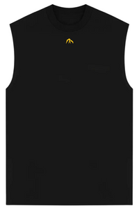 UNFINISHED CUT TEE - Black