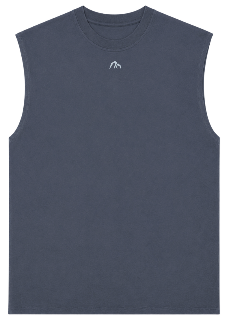 UNFINISHED CUT TEE - Grey